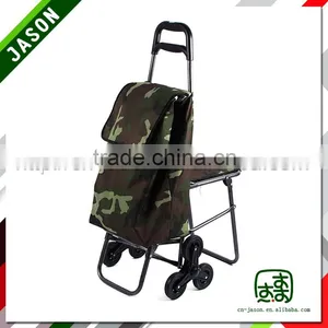 Pooyo C3D-02 Hot Luxury Shopping Cart With Chair thumbnail-1