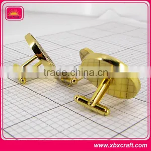 High Quality Gold Cufflinks With Custom Logo thumbnail-3