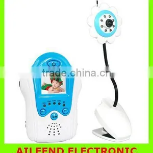 Blue Voice Control Baby Care Kit 2.4Ghz 4CH Wireless Camera Video Baby Monitor thumbnail-1