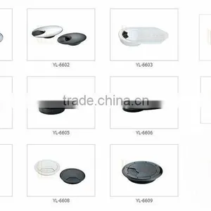 60/80mm Zinc Alloy Circle Cable Desk Grommet From Factory thumbnail-2