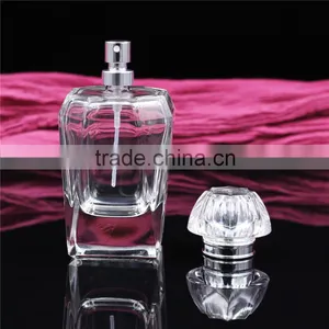 Unique Thick Bottom 100ml Hot Sale Glass Spray Perfume Bottles thumbnail-2