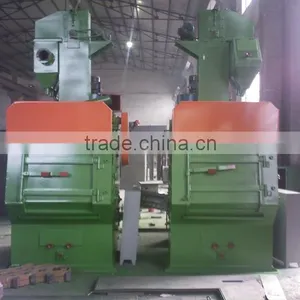Q32 Tumble Rubber/steel Belt Barrel Shot Blasting Equipment China thumbnail-1