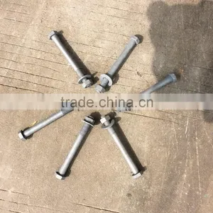Standard Galvanized Highway Guardrail Bolt and Nut thumbnail-6