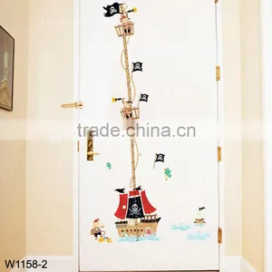 Cute Cartoon Characters Kids Height Measuring Wall Stickers Boy Girl Growth Chart thumbnail-4