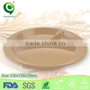 Eoc-friendly Organic Material Biodegradable Kid Feeding Ware/kid Dinner Plate thumbnail-1