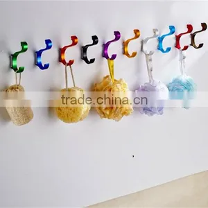 Aluminum Multicolor Wall Hook / Towel Hanging Holders Robe Hooks Metal Coat Hook for Home Decor thumbnail-4
