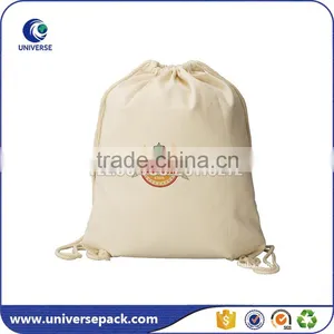 High Quality White Customized Backpack Bag With Drawstring thumbnail-1