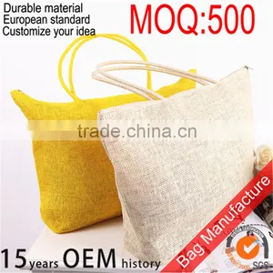 Woman Larege Clutch Straw Tote Bag With Strong Paper thumbnail-2