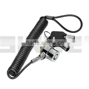 High Security Computer Laptop Spring Coil Lock thumbnail-1