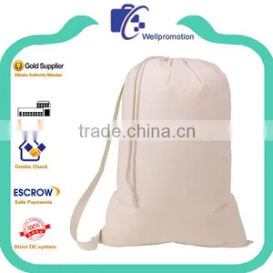 Promotional 100% Cotton Drawstring Bags With Logo thumbnail-4