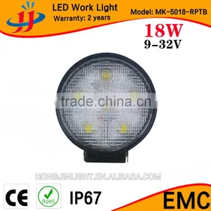 Cheap Offroad 1200LM 5inch 18W Round Led Work Light for Tractor thumbnail-1
