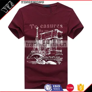 Gold Supplier Design Your Own Cotton T Shirt/Custom T Shirt Printing/T Shirt Wholesale China thumbnail-1