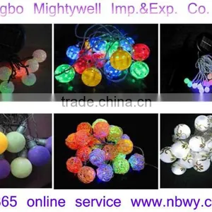 Round Shaped Plastic Balls LED String Light Christmas Decorative Light LIght up Your Life thumbnail-2