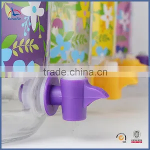 Wholesale Fruit Juice Glass Beverage Dispenser New 2016 Glass Dispenser thumbnail-4