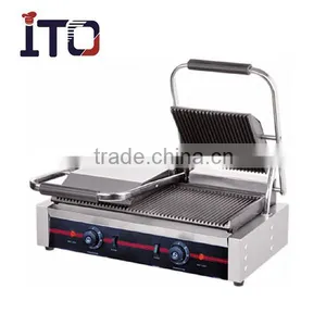 CH-813 Commercial Electric Contact Grill / Panini Grill thumbnail-1