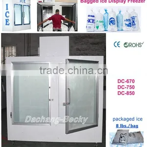 Gas Station Bagged Ice Freezer Ice Merchandiser With Glass Door thumbnail-2