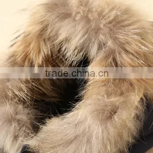 Latest Design Winter Duster Freezer Men Feather Goose Down Long Coats, Hoody Faux Fur Parka Winter Jacket Man thumbnail-3