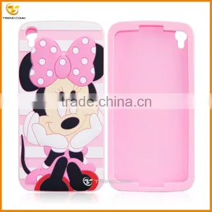 China Suppliers New Cute Silicon Cover for Alcatel OT6015 thumbnail-3