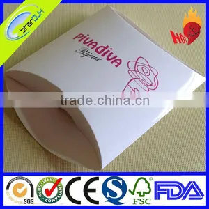 White Color Wedding Favor Mini Pillow Box thumbnail-1