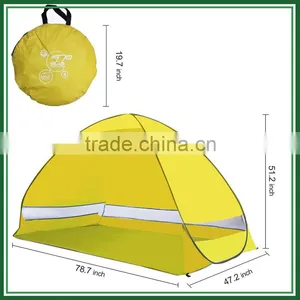 Portable Single Layer Steel Wire Pole Material Beach Tent thumbnail-2