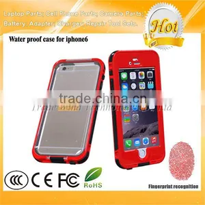 Red for IPhone 6 Waterproof Case Cover Fingerprint Touch ID 9 Colors for Your Choose thumbnail-1