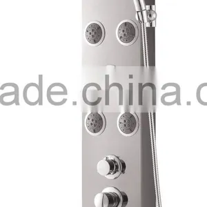 FICO New 304# Stainless Steel Shower Panel FS-2210(Satin Chrome) thumbnail-1