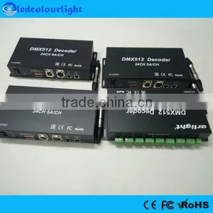 Ledcolourlight Factory Wholesale DMX 24CH LED Decoder PWM Decoder thumbnail-3
