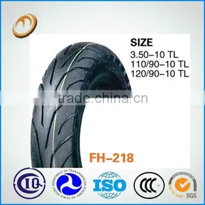 350-10 China Moto Spare Parts Tubeless Motorcycle Tyre Scooter Tyre thumbnail-4