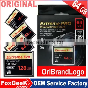 4K Video Extreme Pro Compact Flash CF Card UDMA7 160MB/s CF Memory Card 16 32 64 128 GB for Canon Nikon Camera thumbnail-1