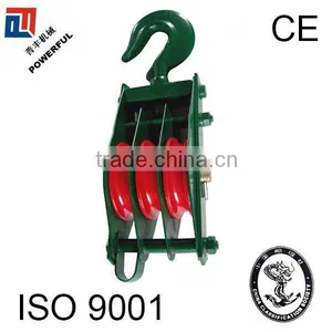 CLOSED TYPE TRIPLE SHEAVE WITH HOOK PULLEY BLOCK thumbnail-1