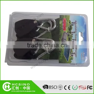 1/4" 1/8" Heavy Duty Hydroponics Reflector Rope Ratchet Hanger thumbnail-1