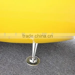 Fiberglass 2 Seater Standing Half Ball Sofa Chair thumbnail-5
