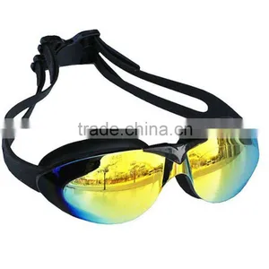 Adult Unisex Anti-Fog Silicone Mirror Plating Swimming Goggles Swim UV Protection Dive Glasses Waterproof Adjustable Eyeglasses thumbnail-1