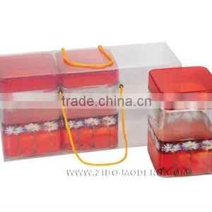 3pc Glass Jar Set,PP Box thumbnail-1