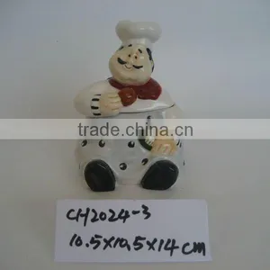 Hand Painted Sugar Jar thumbnail-1