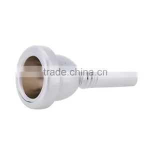 Nickel-Plated Copper Alto Trombone Mouthpiece 12C Small Shank thumbnail-4