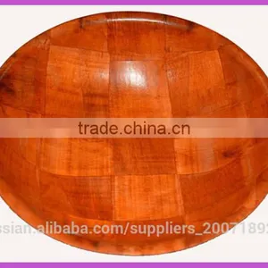 Olive Wood Made,Brown Salad Bowl,Wooden Bowl thumbnail-4