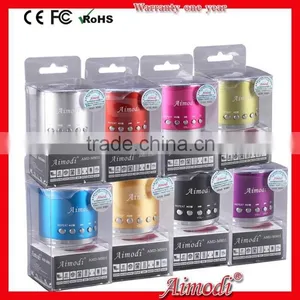 2015 New Hot Box Mini Speaker Portable With Led Light,usb Port thumbnail-6