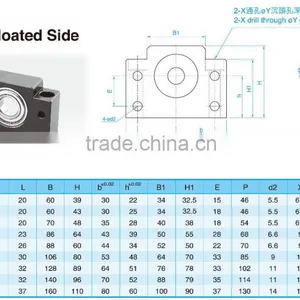 Ballscrew BK10 Fixed Slide Support Unit for Cnc Machine thumbnail-5