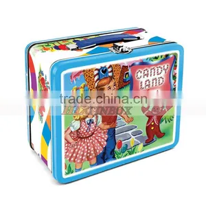Lunch Tin Box With Handle thumbnail-1