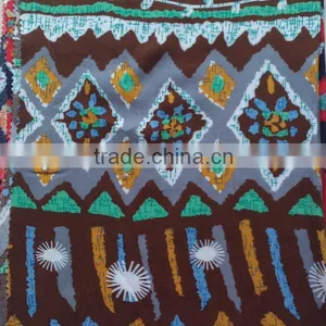 100% Woven Printed Rayon Fabric thumbnail-1