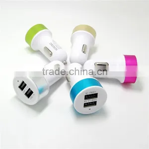 Factory Wholesale 12V 2A/1A Car Charger Both for Iphone and Andorid Phone thumbnail-4