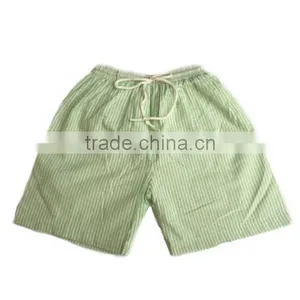 Monogrammed Boy's Seersucker Swim Trunks thumbnail-1