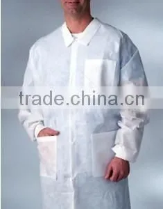 White Doctor Nonwoven Medical Gown thumbnail-1