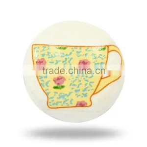 Ceramic Cup With Red Flower Knob thumbnail-1