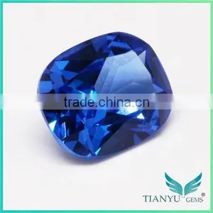 Wholesale Wuzhou Gem Processing 112# Burma Lab Created Blue Spinel Gems thumbnail-2