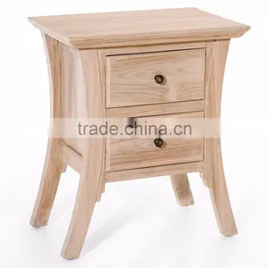 Teak Manufacturer Bedside Curve Furniture High Quality thumbnail-1