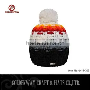 2016 Custom Beanie Hat With Top Ball thumbnail-1