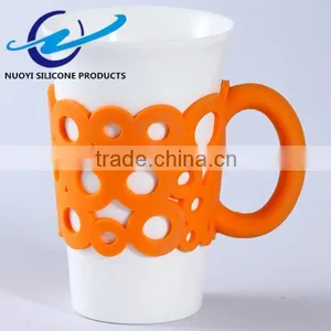 Classic Ceramic Cup Coffee Cup Mug Silicone Cup Sleeve thumbnail-4