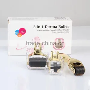 Factory Price 3 in 1 Derma Roller for Hair Loss Treatment thumbnail-3